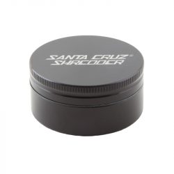 black Santa Cruz Shredder medium 2 Piece metal herb Grinder