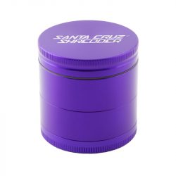 purple Santa Cruz Shredder medium 4 Piece metal herb Grinder