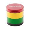 rasta Santa Cruz Shredder medium 4 Piece metal herb Grinder