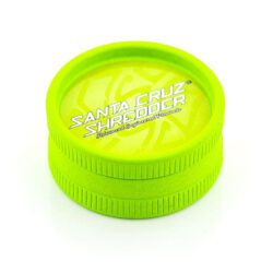 Lime Santa Cruz Shredder 2 piece Hemp Grinder