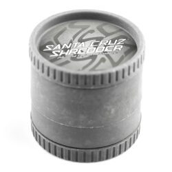 grey Santa Cruz Shredder 4 piece Hemp Grinder