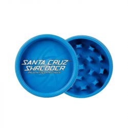 blue Santa Cruz Shredder 2-Piece hemp Grinder