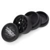 black Santa Cruz Shredder 4-Piece hemp Grinder