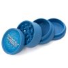 blue Santa Cruz Shredder 4-Piece hemp Grinder