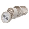 white Santa Cruz Shredder 4-Piece hemp Grinder