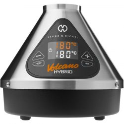 silver Storz & Bickel volcano hybrid vaporizer