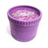 purple Santa Cruz Shredder 3 piece Hemp Grinder