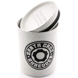 White Hemp Stash Jar by Santa Cruz Shredder